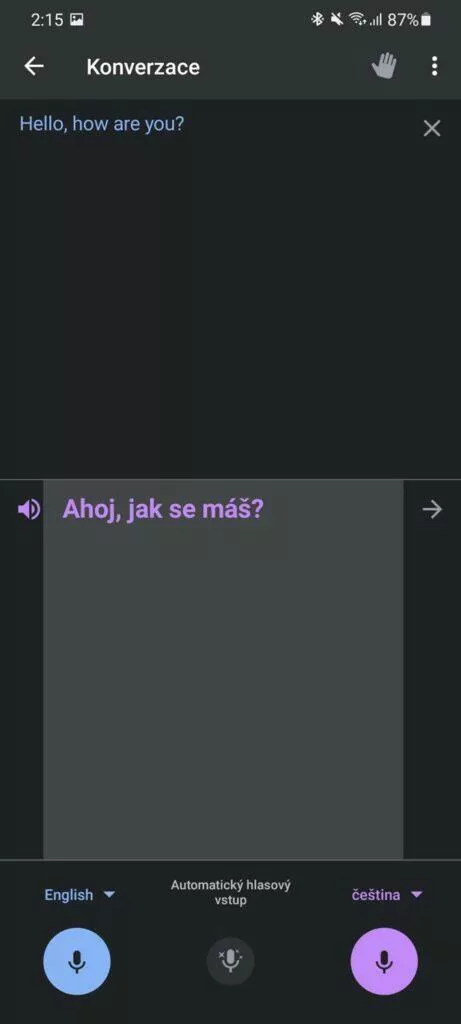 3 triky pro Překladač Google Translate 5 Konverzace EN CZ