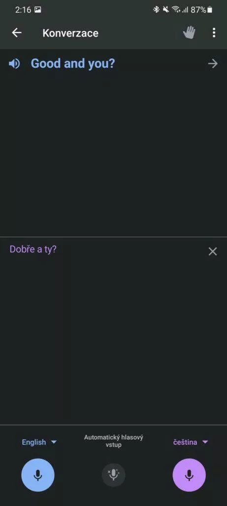 3 triky pro Překladač Google Translate 6 Konverzace EN CZ