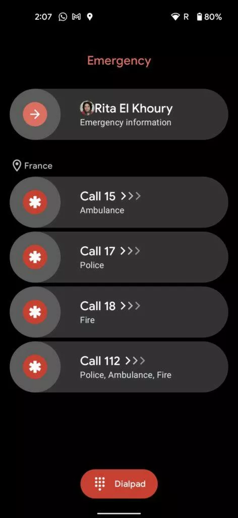android 12 tisnova volani google telefon cisla