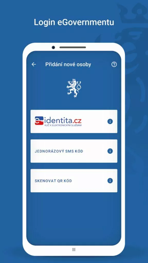 aplikace Tečka login eGov