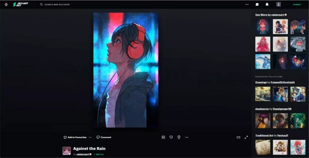 DeviantArt tapeta