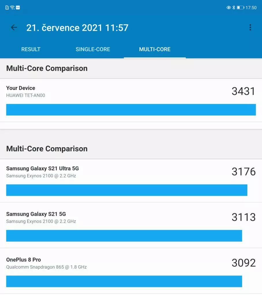 huawei mate x2 benchmark