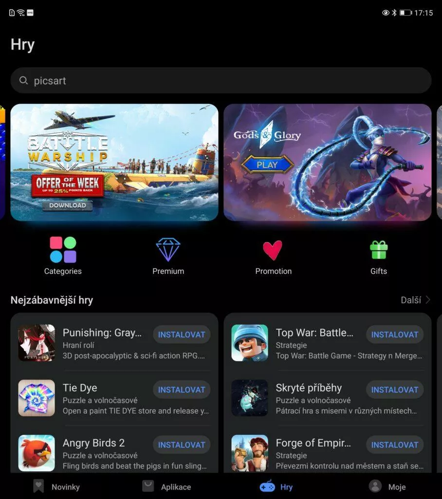 huawei mate x2 prostředí