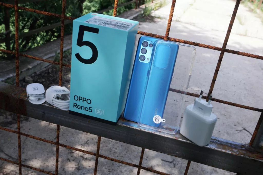 obsah baleni oppo reno5 5g
