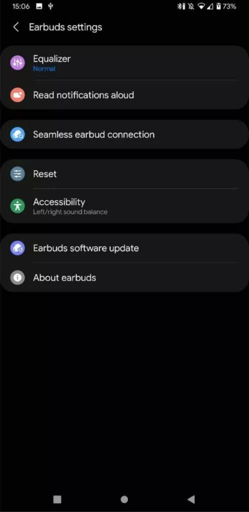 Samsung Galaxy Buds2 AirPods ANC Galaxy Wearable app 2