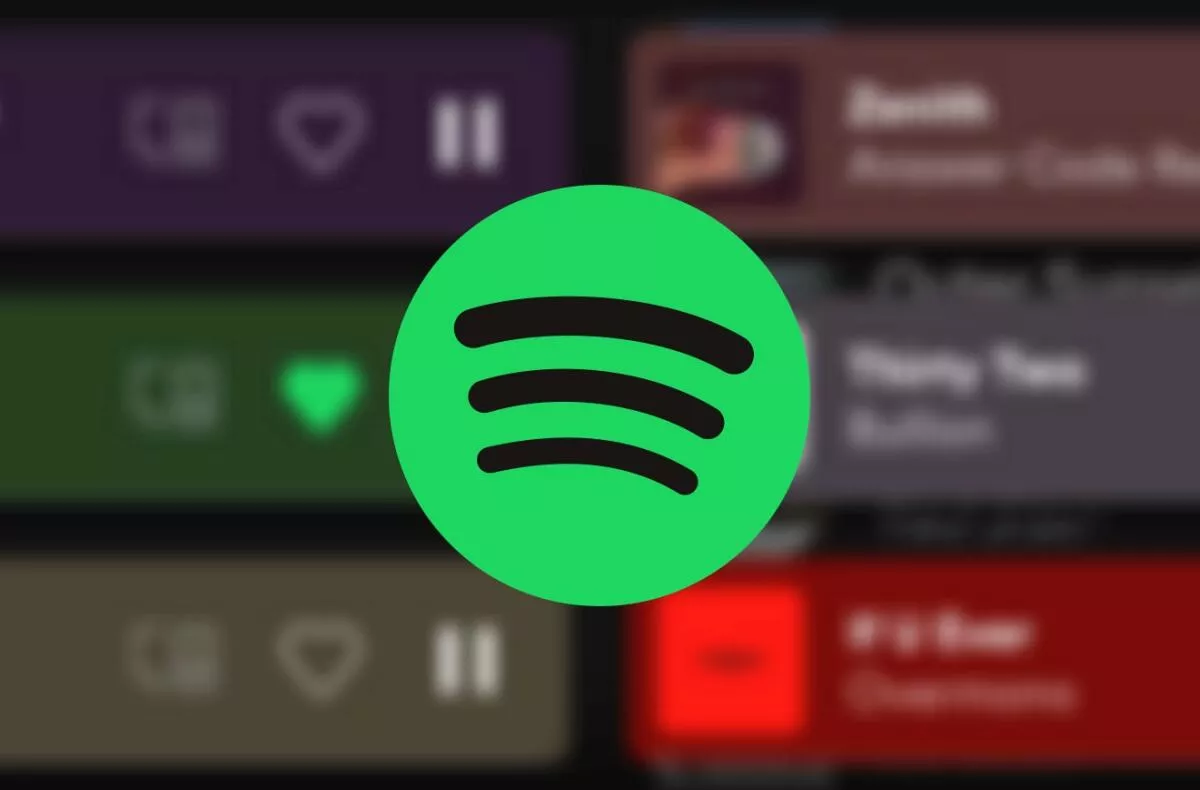 spotify aplikace spodni menu redesign