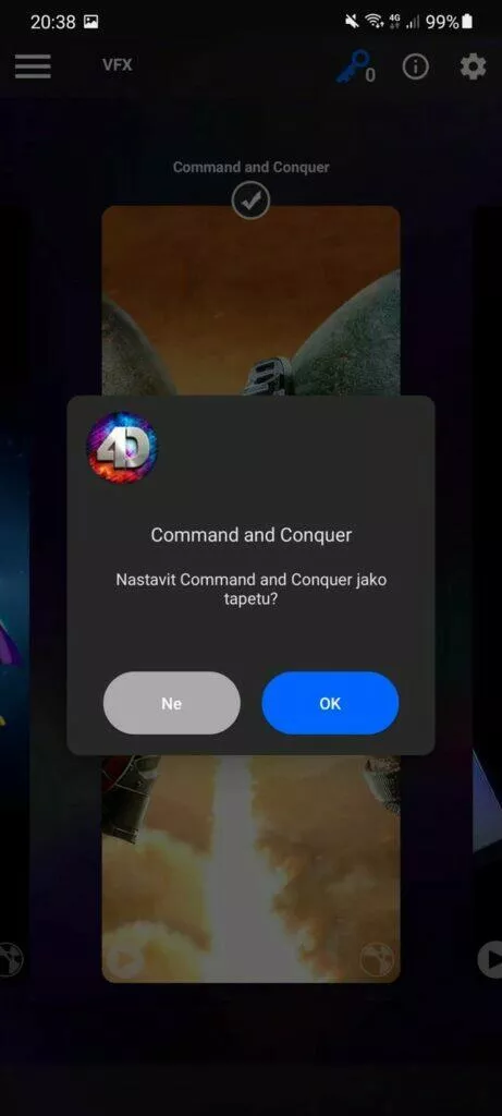 tapety na mobil tapety na plochu tapeta aplikace GRUBL nastavení