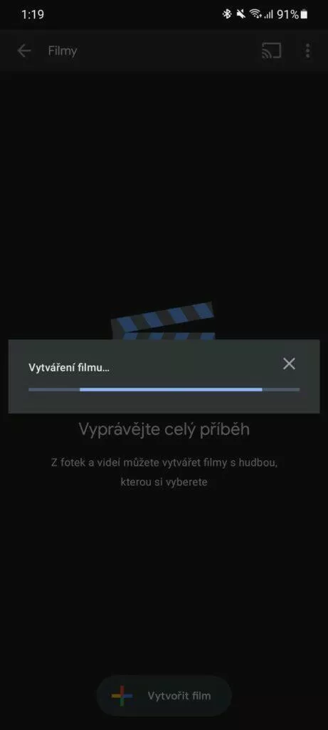 Výtvory Fotky Google editace 11 Film vytváření
