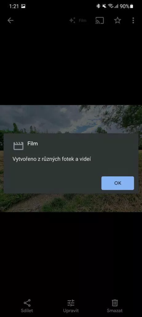 Výtvory Fotky Google editace 13 Film hotovo