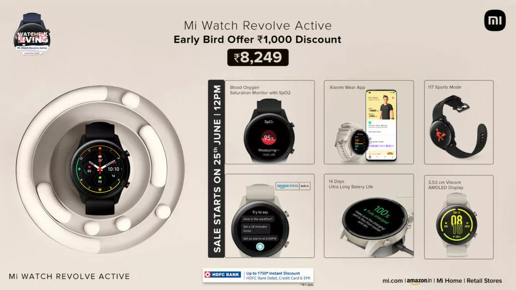 xiaomi mi watch revolve active