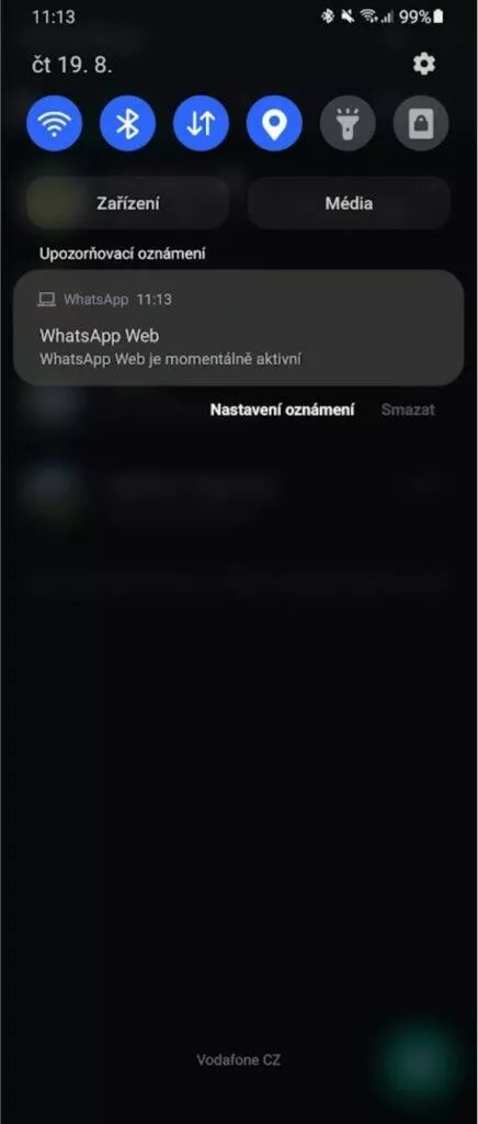 aplikace notifikace