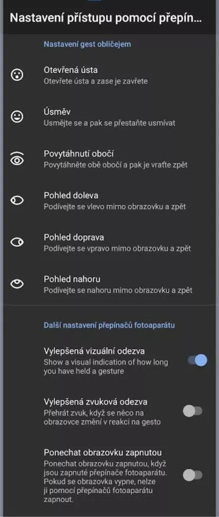 gesta a přiřazení 3