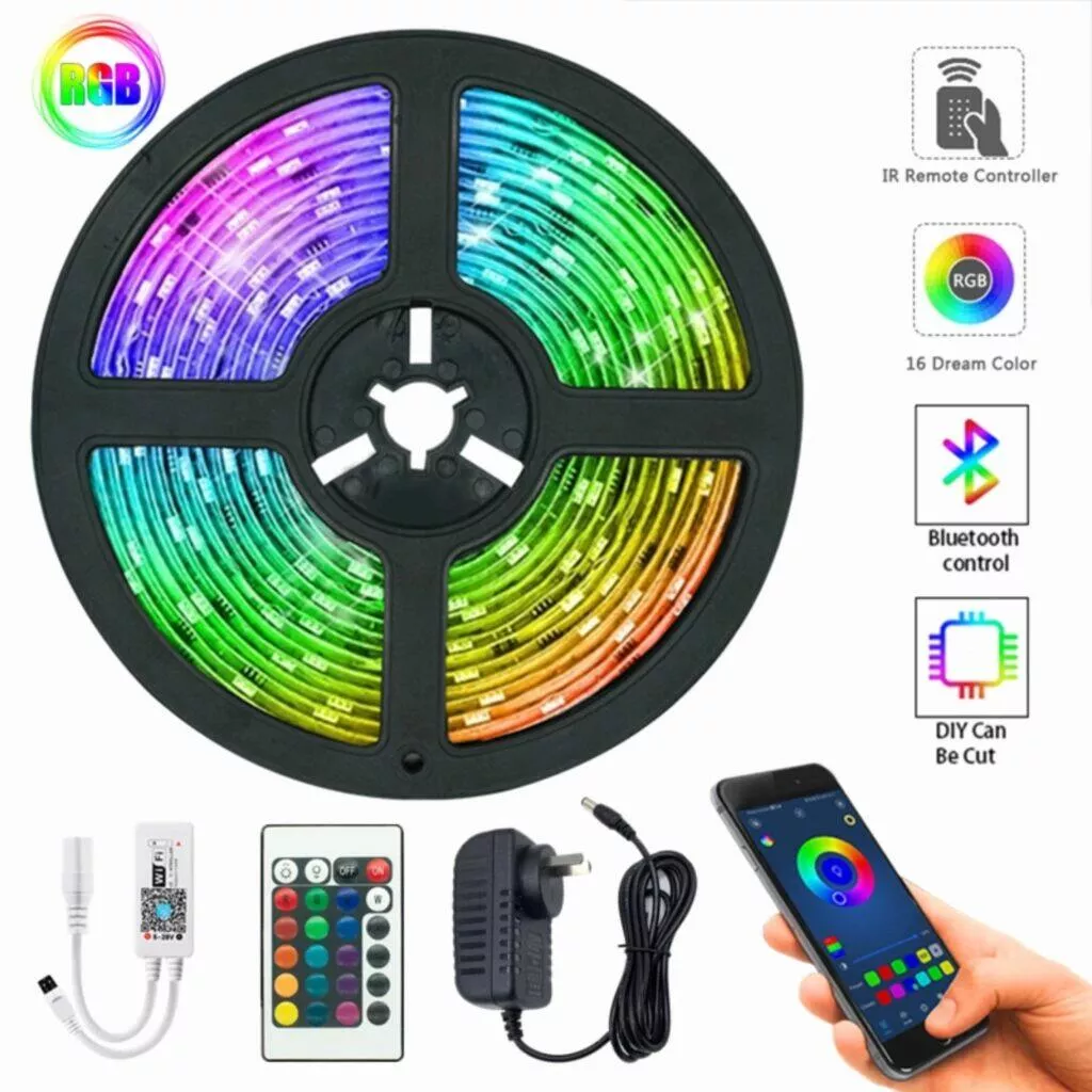 RGB LED pásek s Bluetooth i WiFi ovládáním