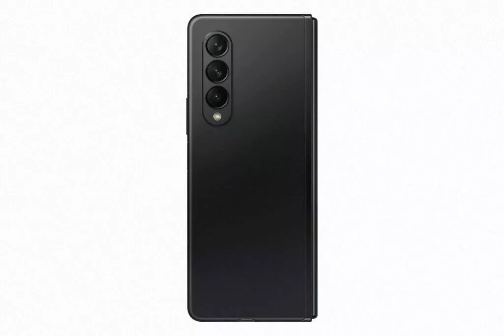 Samsung Galaxy Z Fold3 záda fotoaparáty černá