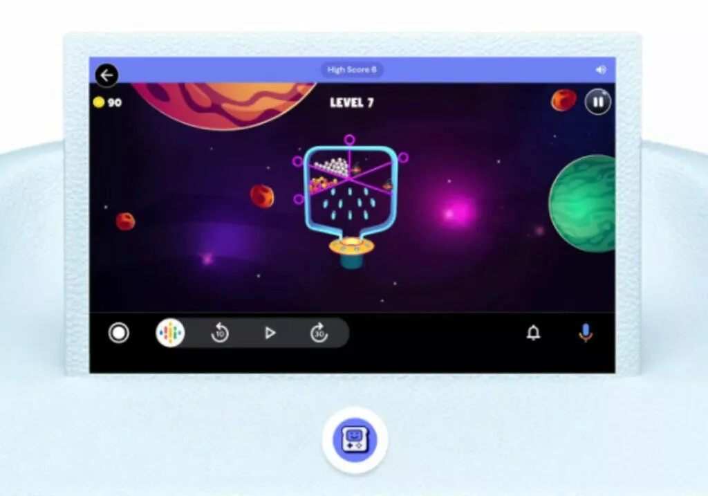 Android Auto hry GameSnacks ukázka