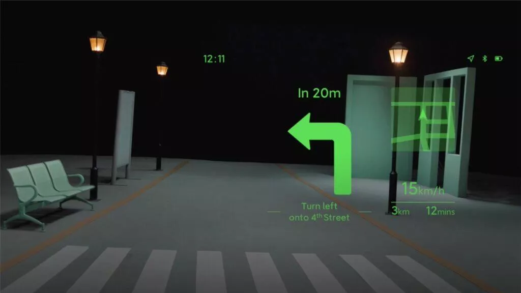chytré brýle Xiaomi Smart Glasses navigace