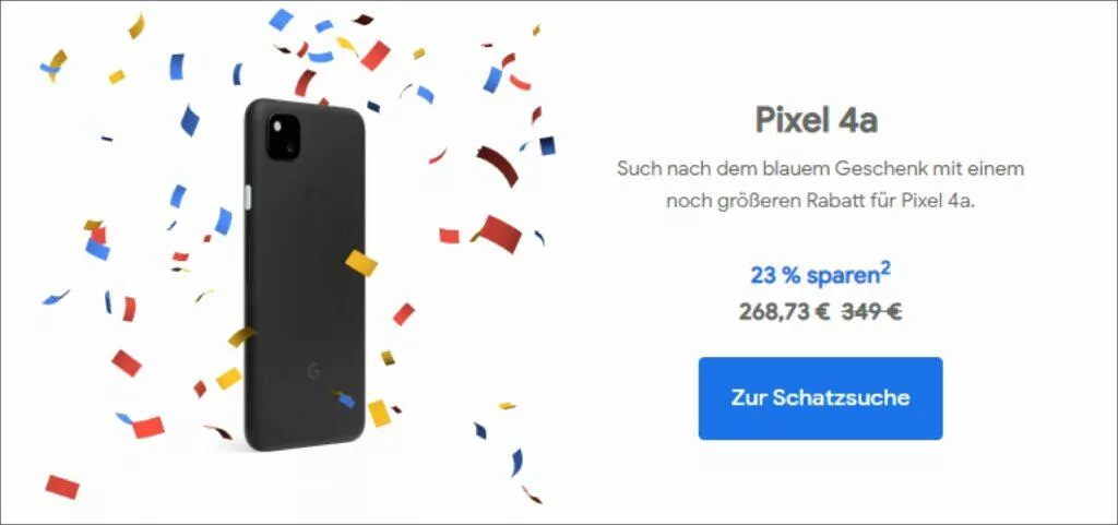 google nemecko narozeninove slevy pixel 4a