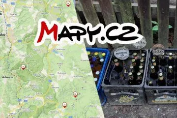 Mapy.cz lesní bary