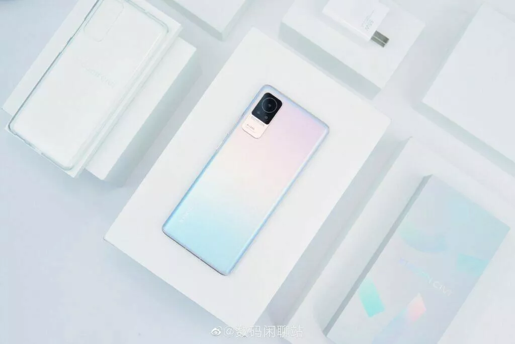 Xiaomi Civi informace render záda růžová