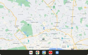 Android 12L multitasking ukázka