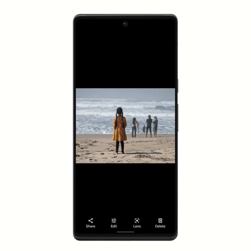 Fotky Google Magic Eraser mazání nežádoucích objektů automatické