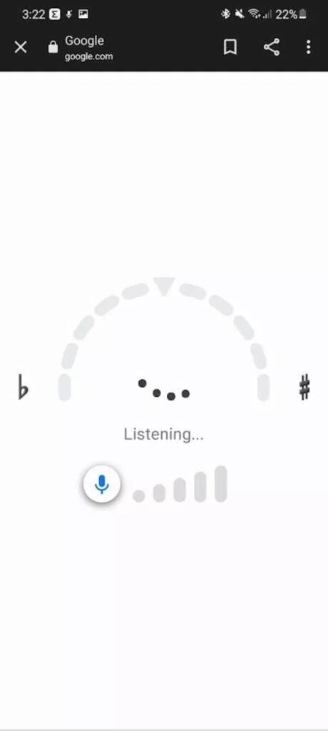 Google aplikace tuner ladička poslouchání