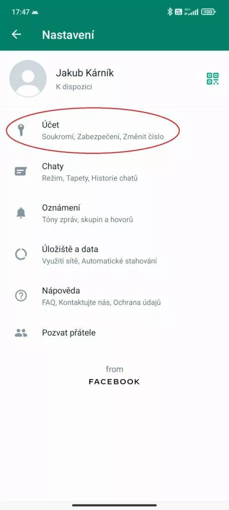 how to delete whatsapp account