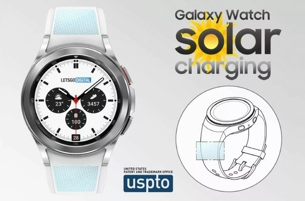 samsung galaxy watch solarni clanky v reminku patent