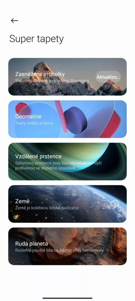 systém xiaomi miui 12