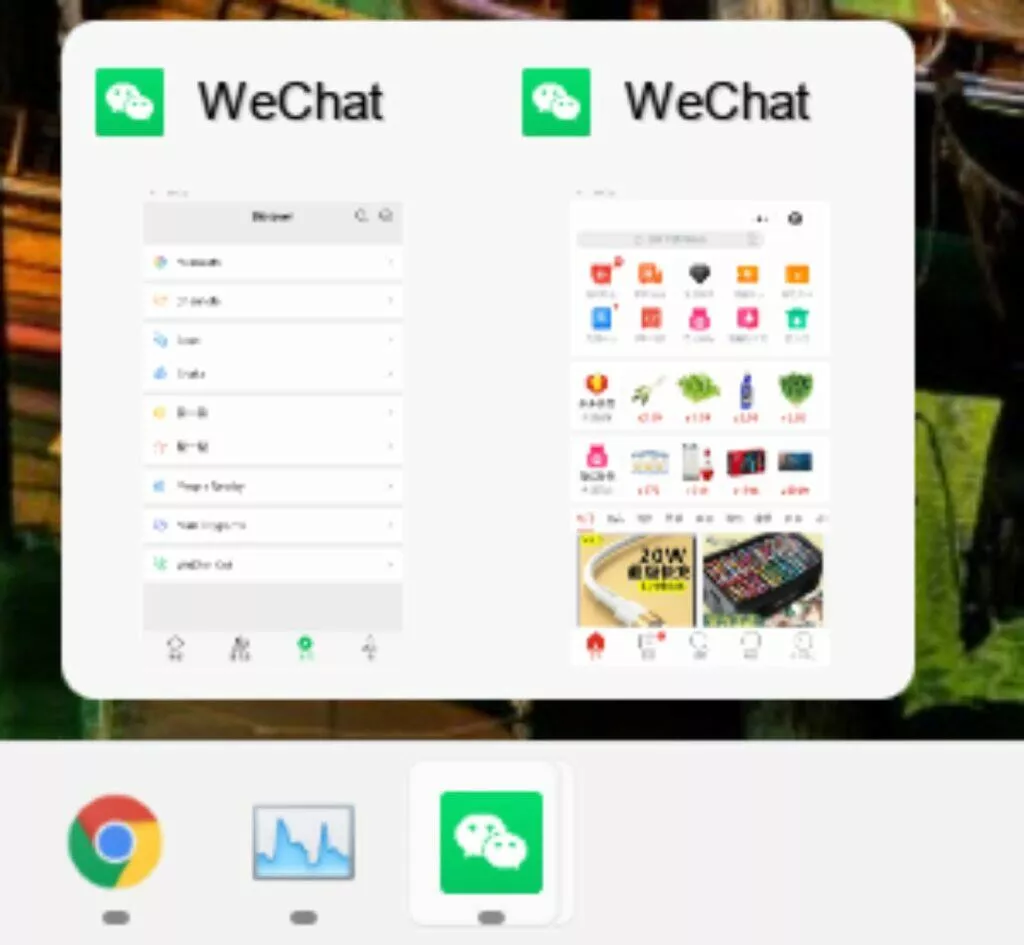 Windows 11 Android aplikace ukázka instance