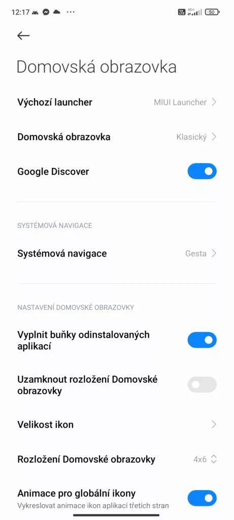 xiaomi systém tipy
