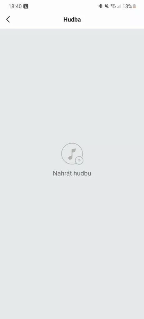 Zepp aplikace hudba