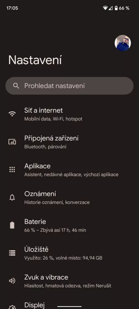 android 12 nastavení pixel 6