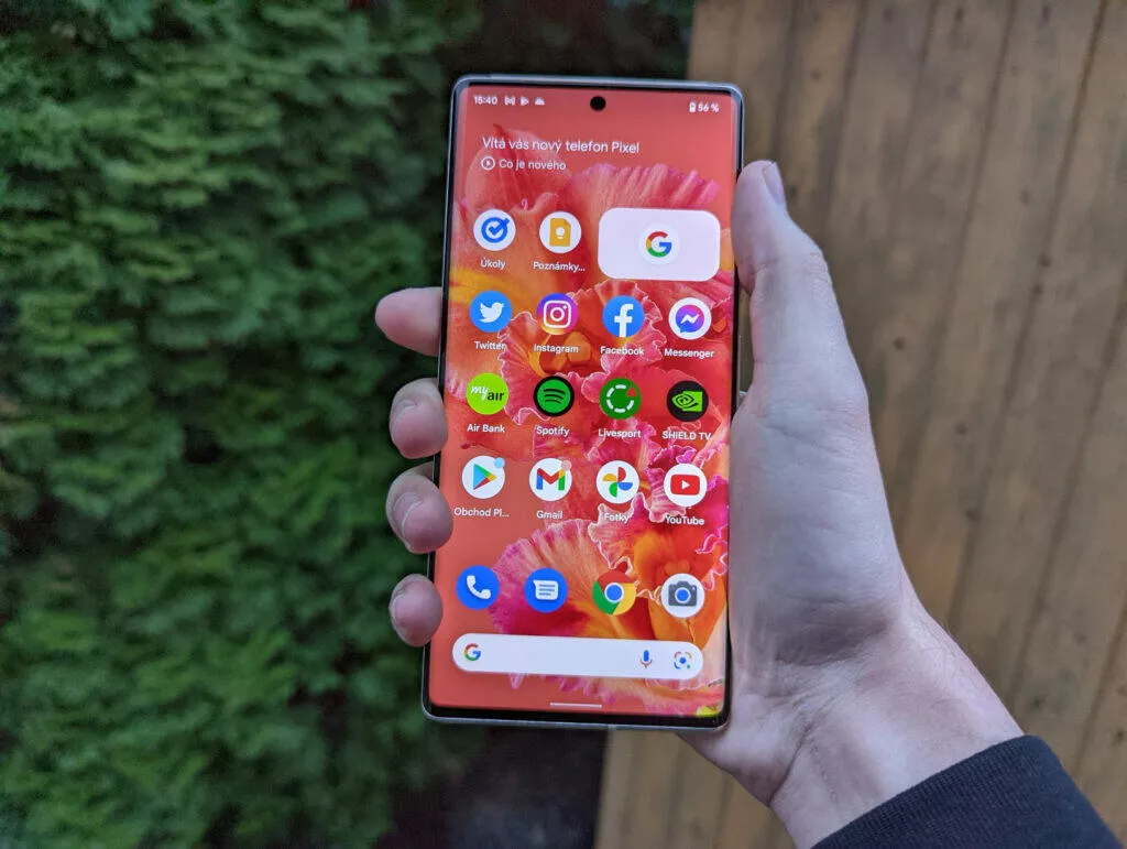 Google Pixel 6 Pro velikost