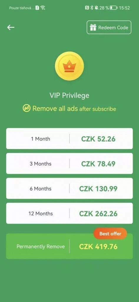 Gspace 7 placená verze bez reklam