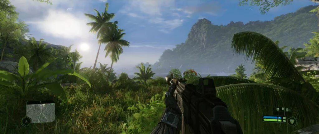 huawei mateview gt 34 monitor test screenshot crysis
