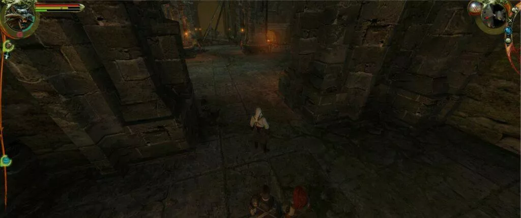Huawei MateView GT 34 monitor test screenshot The Witcher