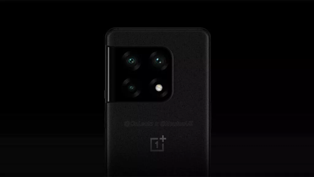 OnePlus 10 rendery fotoaparáty záda