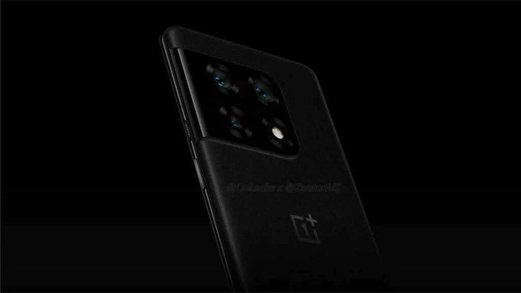 OnePlus 10 rendery fotoaparáty záda modul