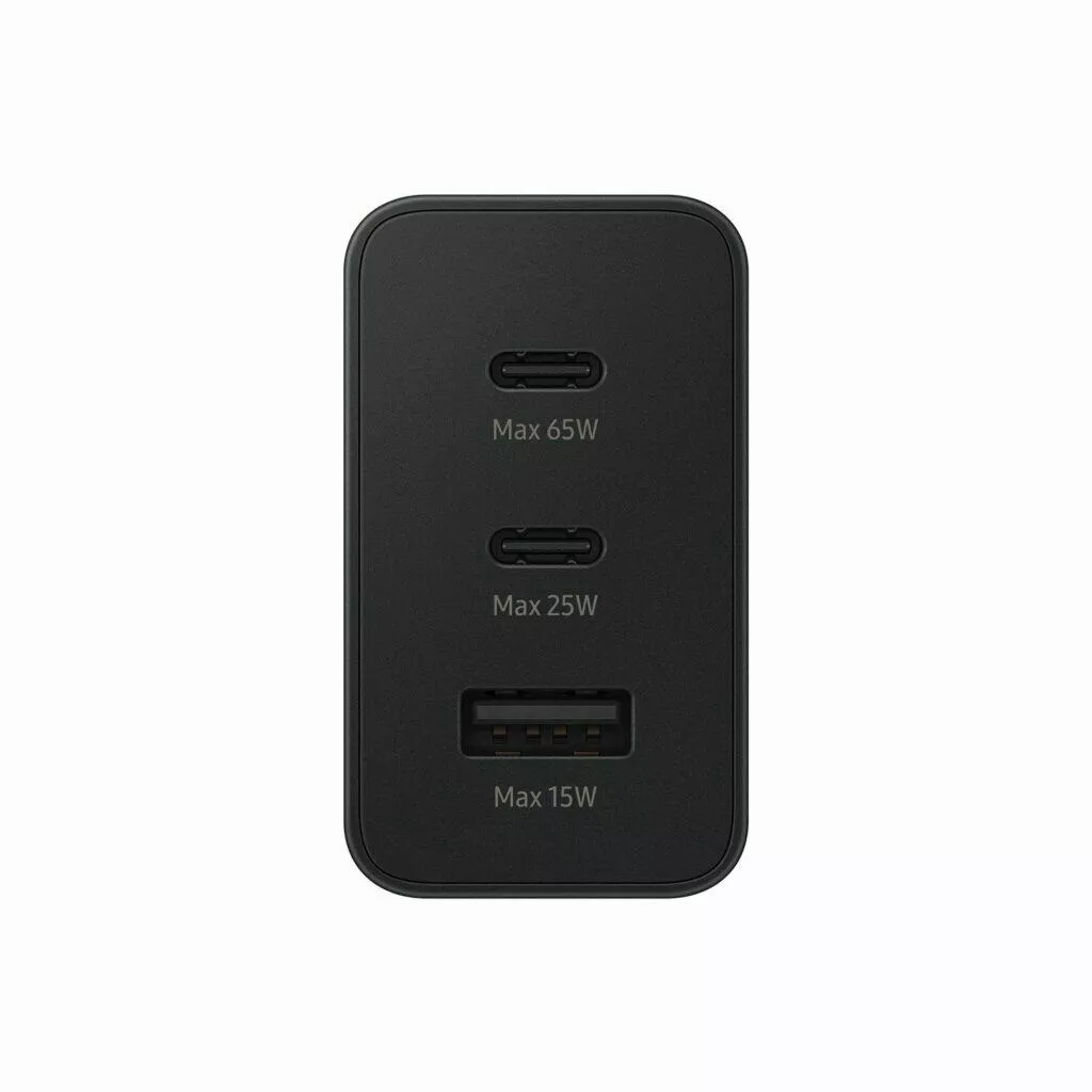 Samsung Power Adapter Trio 65W nabíječka konektory