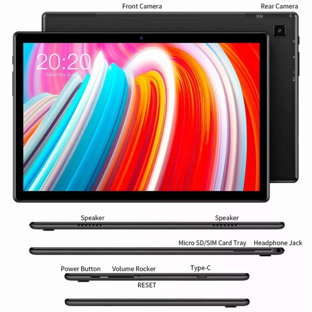 Teclast M40 rozměry