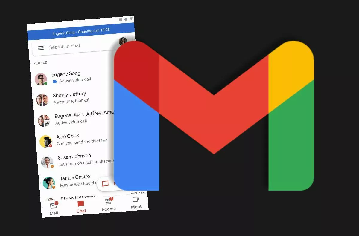 gmail chat hovory videohovory