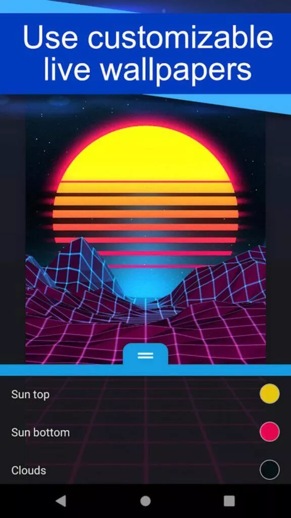 Wallpaper Engine Android aplikace živé tapety ukázka