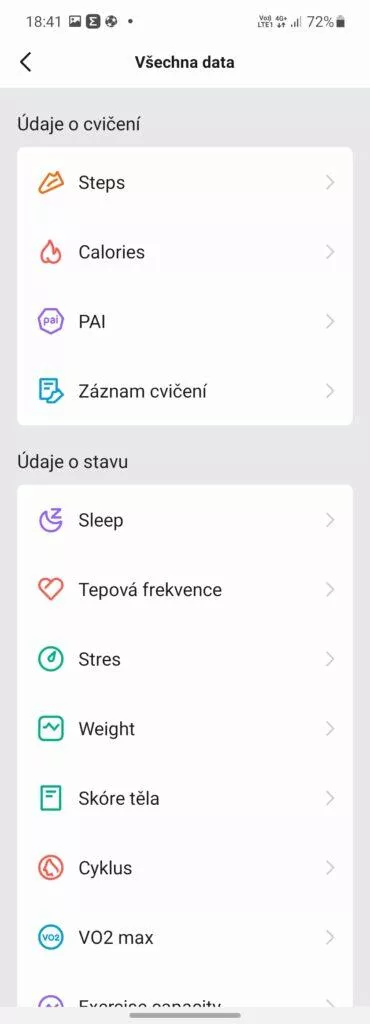 zepp aplikace
