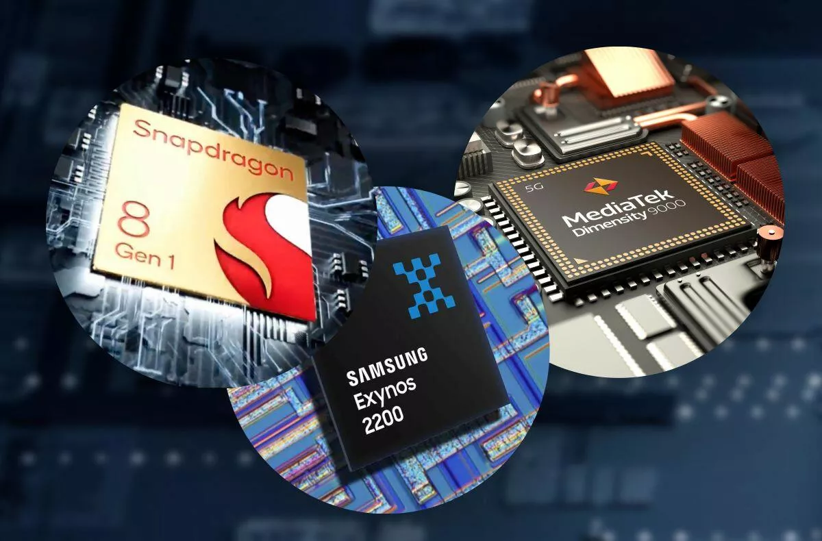 Benchmark Geekbench 5 Snapdragon 8 gen 1 exynos 2200 mediatek dimensity 9000 výkon