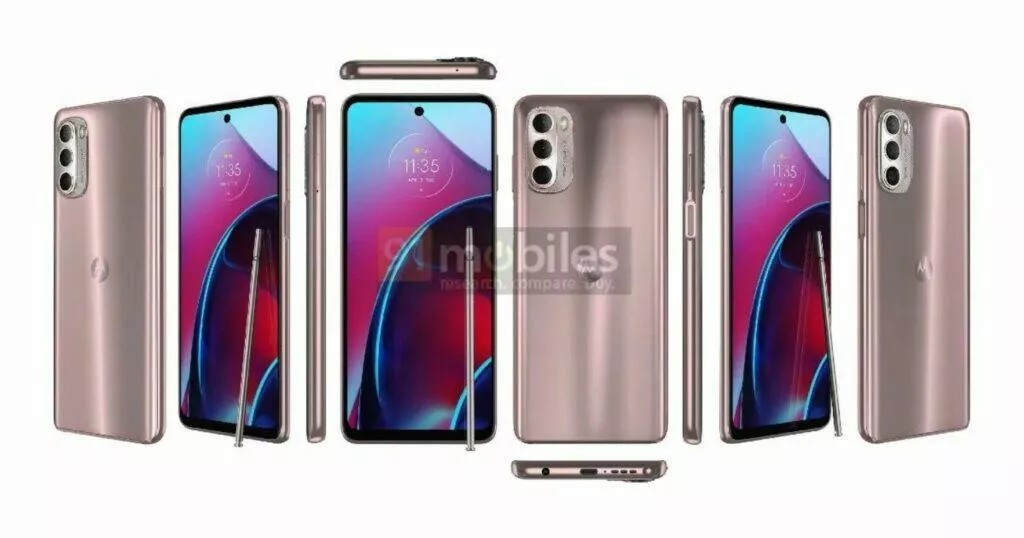 Moto G Stylus 2022 render specifikace