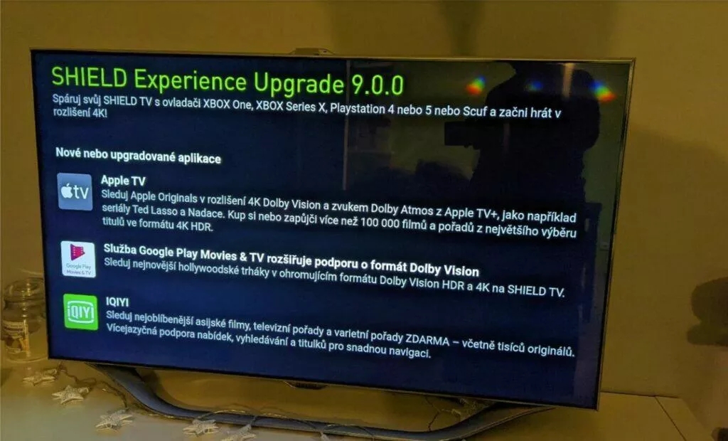 Nvidia Shield TV Android 11 aplikace