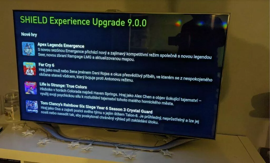 Nvidia Shield TV Android 11 hry