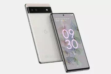 Google Pixel 6a render