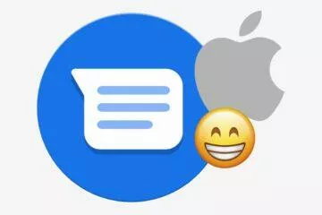 Google Zprávy iMessage reakce